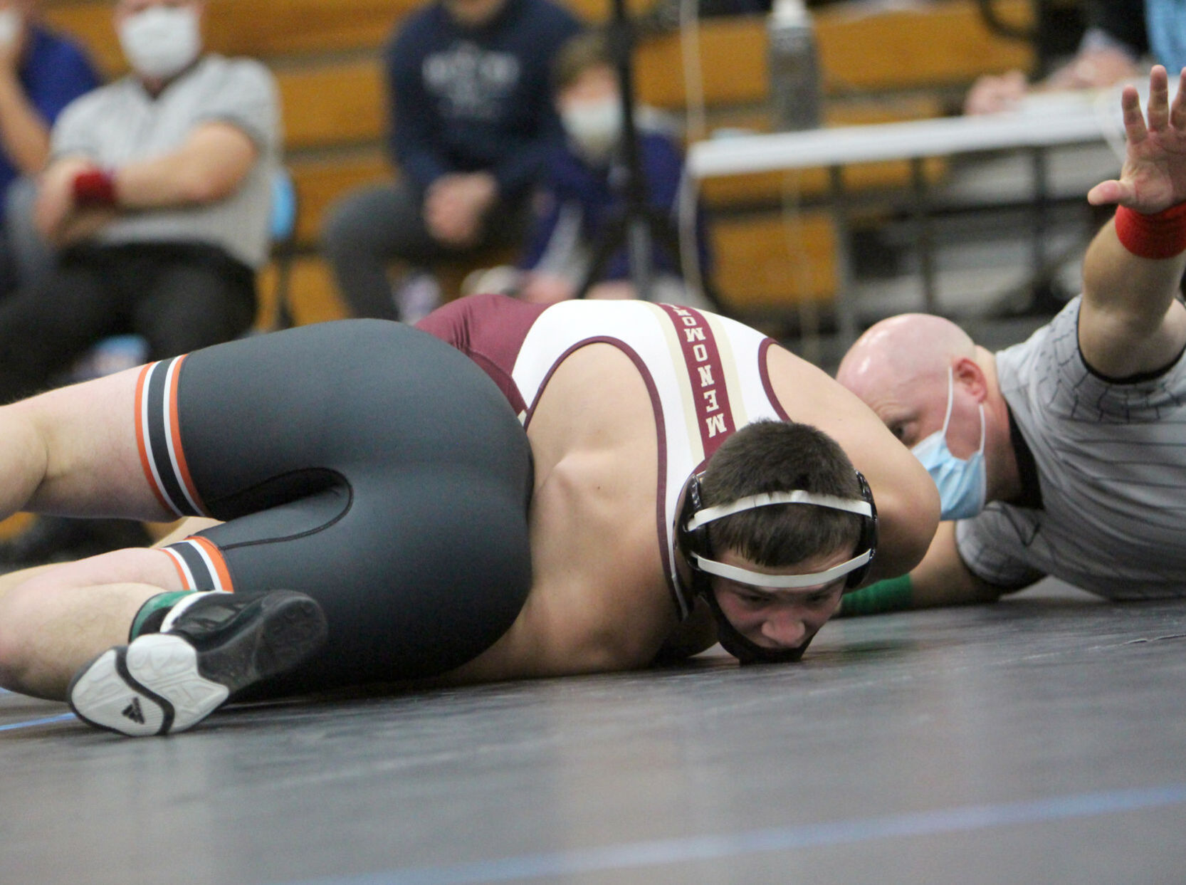 Division 1 prep wrestling sectionals at Eau Claire North 1-30-21